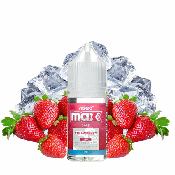 سالت توت فرنگی یخ نیکد (30میل) NKD MAX STRAWBERRY ICE